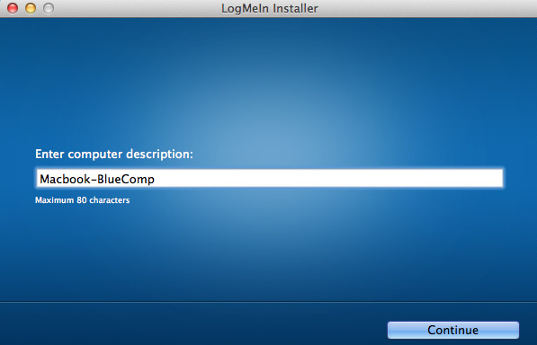 logmein mac keeps prompting for client install