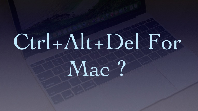 control alt delete for the mac